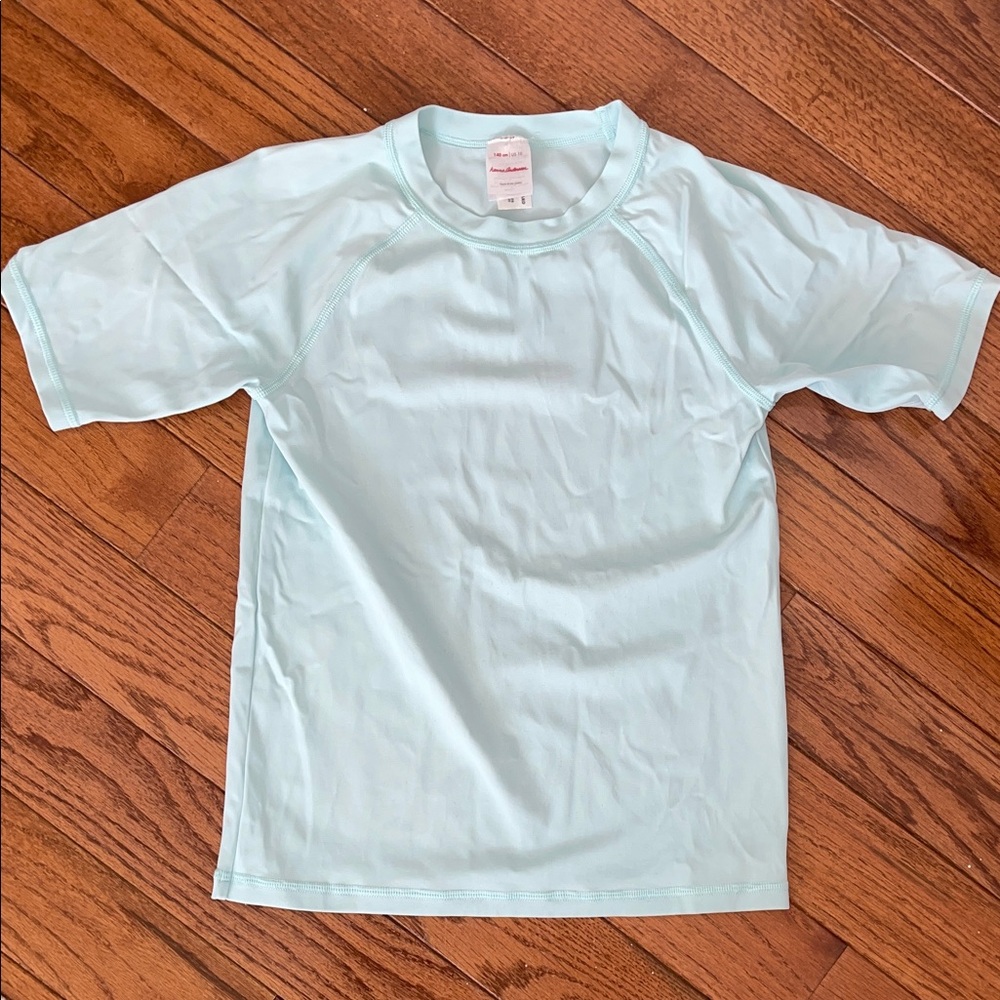 Hanna Andersson mint Blue rashguard